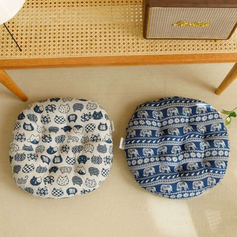 クッション 北欧風お部屋彩るラウンドクッション
