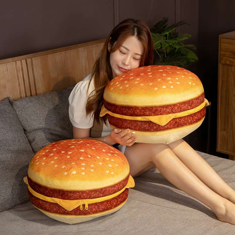 クッション ハンバーガー型巨大クッション