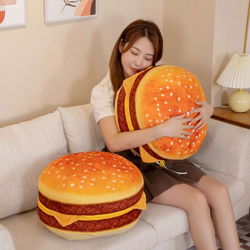 クッション ハンバーガー型巨大クッション