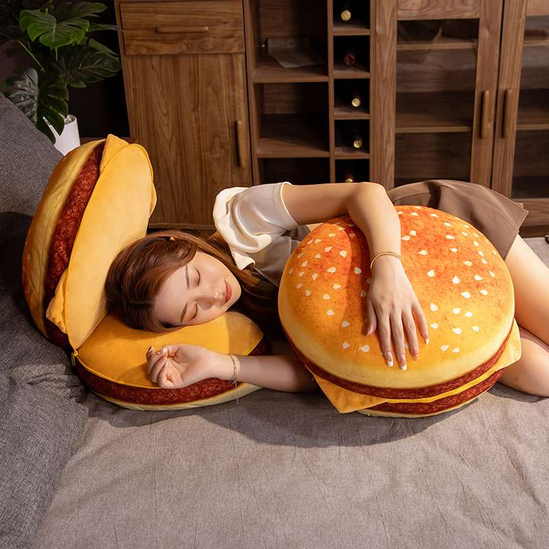 クッション ハンバーガー型巨大クッション