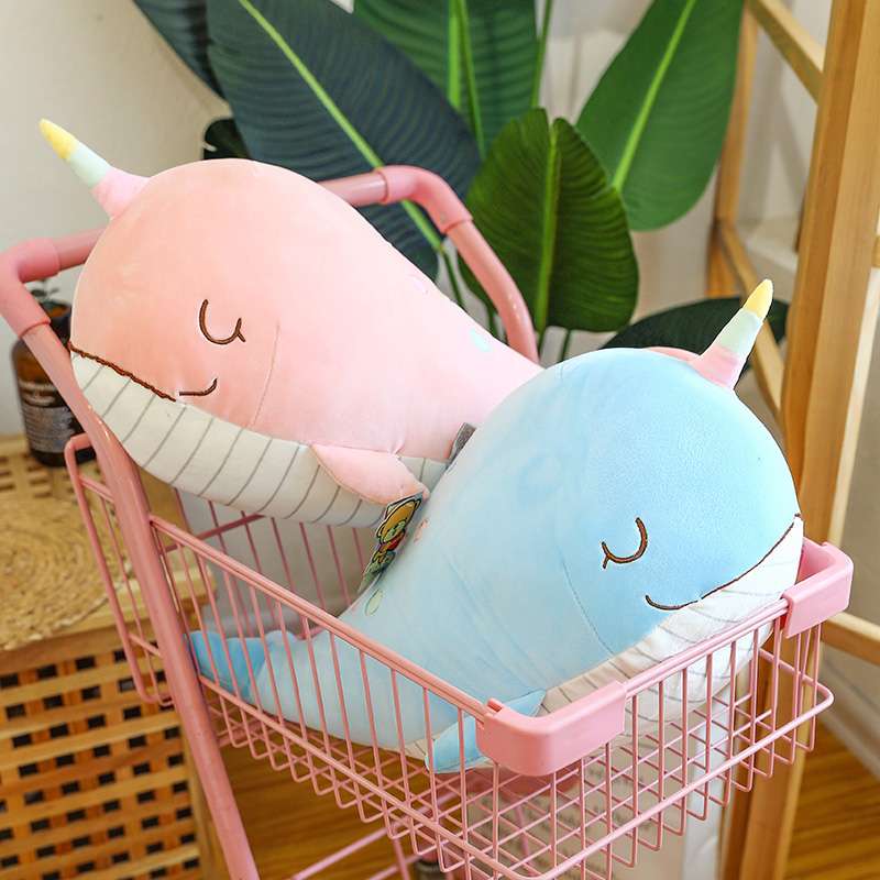 クッション ゆめかわクジラさんぬいぐるみクッション