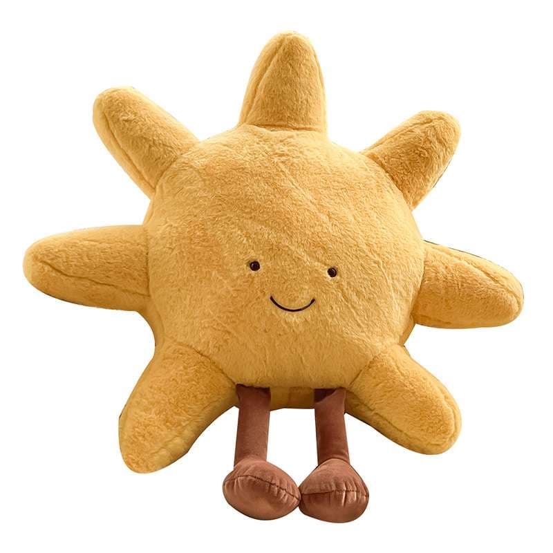 クッション にこにこお月様と太陽のぬいぐるみクッション