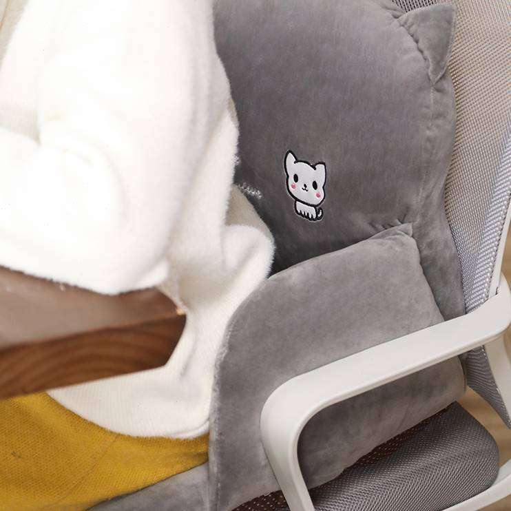 クッション クッション 動物モチーフ付きふわふわ座椅子