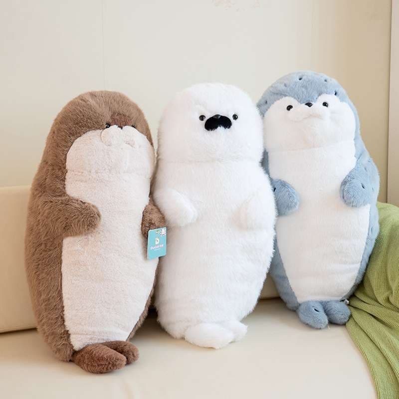 クッション クッション もちもちアザラシ抱き枕