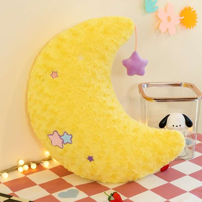 クッション ゆめかわ月と星のぬいぐるみクッション