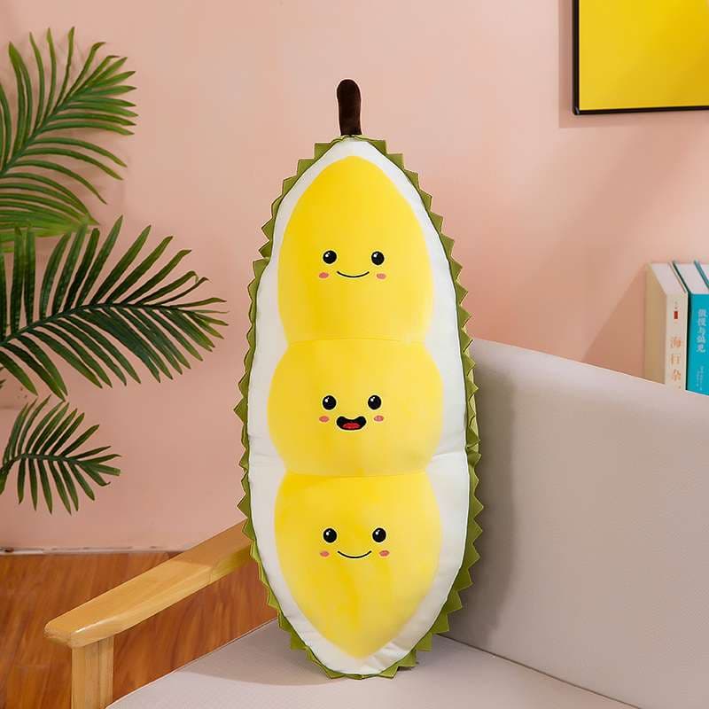 クッション ドリアン型ぬいぐるみクッション