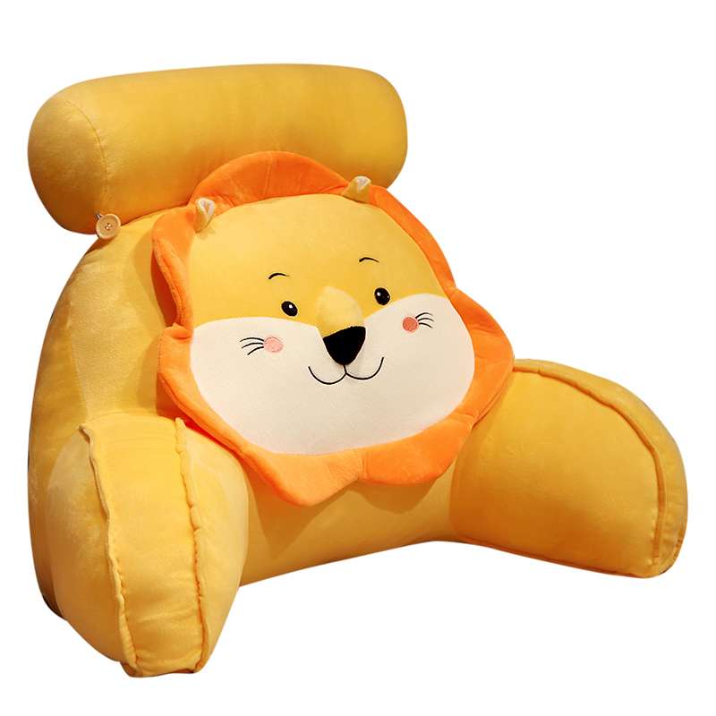 クッション 動物キャラクターの背もたれクッション