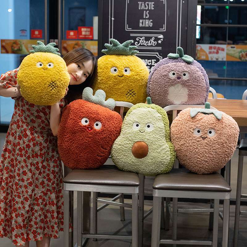 クッション フルーツ仲間のもちもちクッション