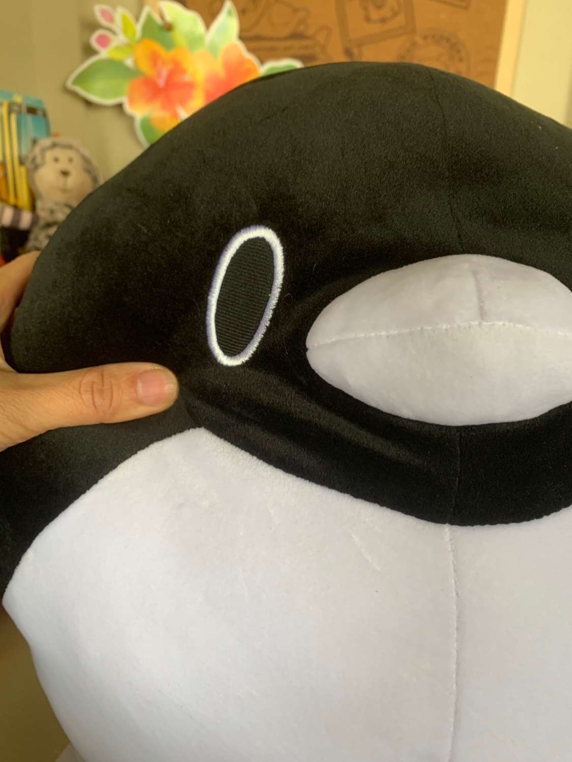 クッション シャチ型ぬいぐるみクッション