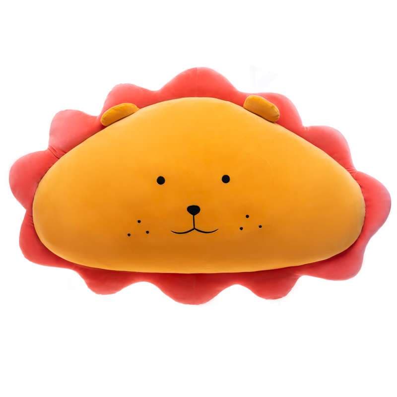 クッション にっこり笑顔のライオンぬいぐるみクッション