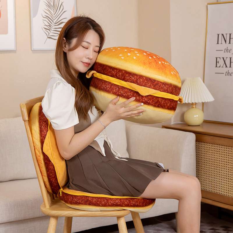 クッション ハンバーガー型巨大クッション