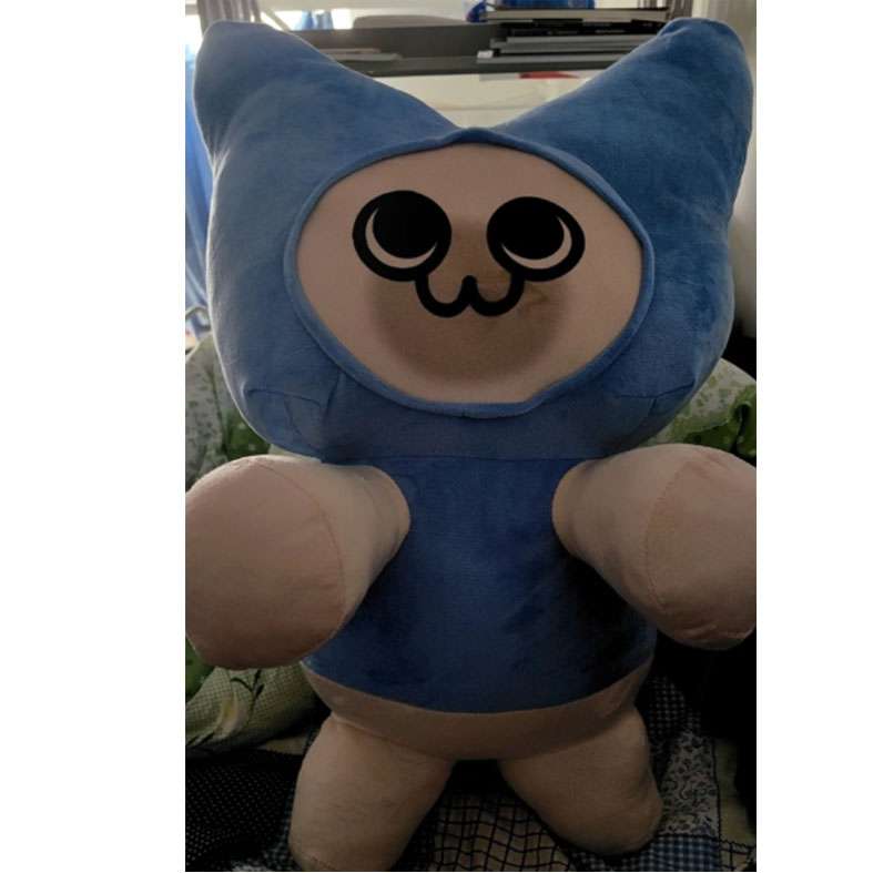 クッション ネコ耳キャラクターのぬいぐるみクッション