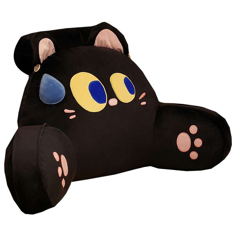 クッション クッション 猫型ランバーサポート枕