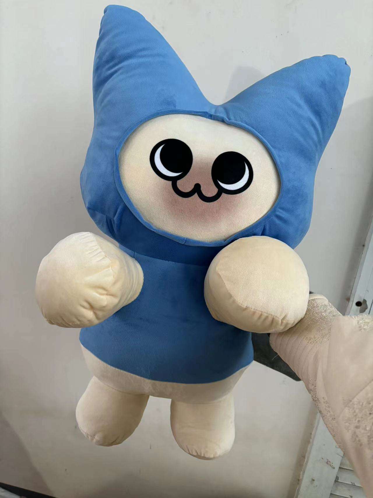 クッション ネコ耳キャラクターのぬいぐるみクッション