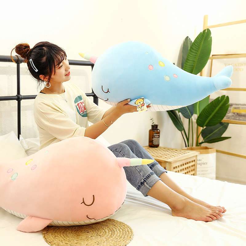 クッション ゆめかわクジラさんぬいぐるみクッション