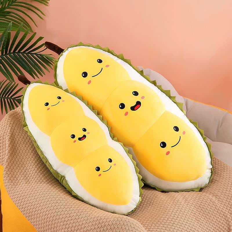 クッション ドリアン型ぬいぐるみクッション