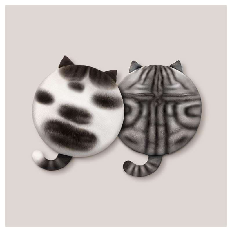 クッション もふもふ猫型クッションチェア