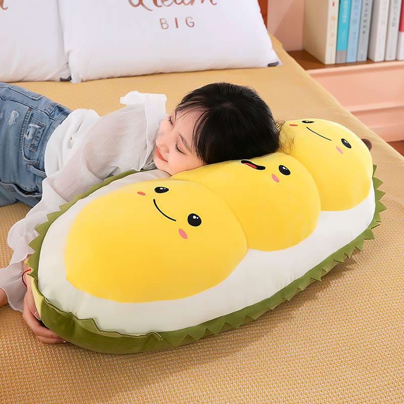 クッション ドリアン型ぬいぐるみクッション