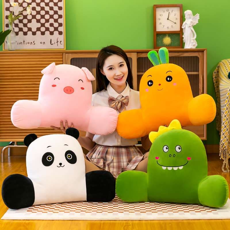 クッション 枕 動物キャラクター抱き枕セット