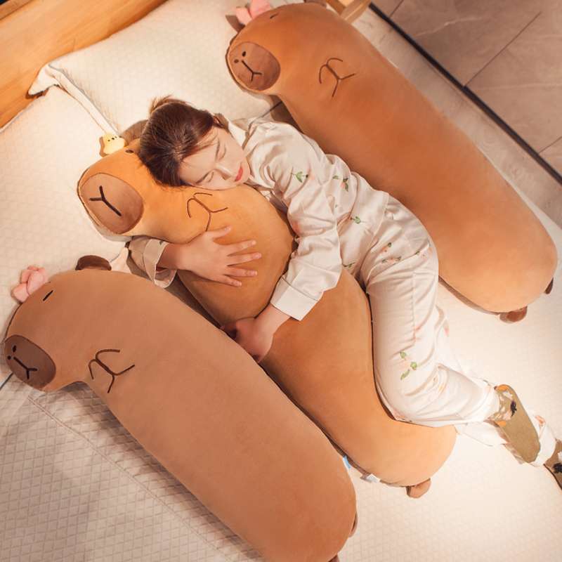 クッション クッション もちもちカピバラ抱き枕