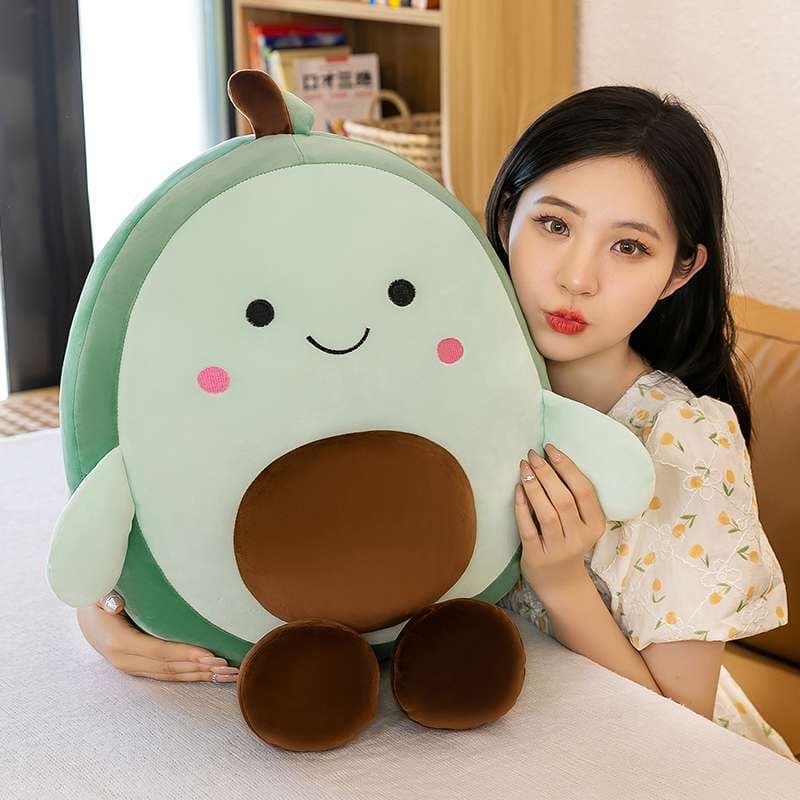 クッション アボカド型ぬいぐるみクッション