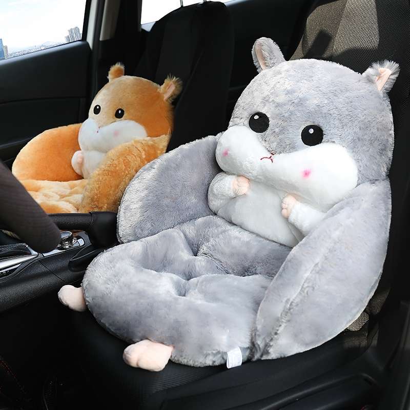 クッション モフモフ動物型車内クッション