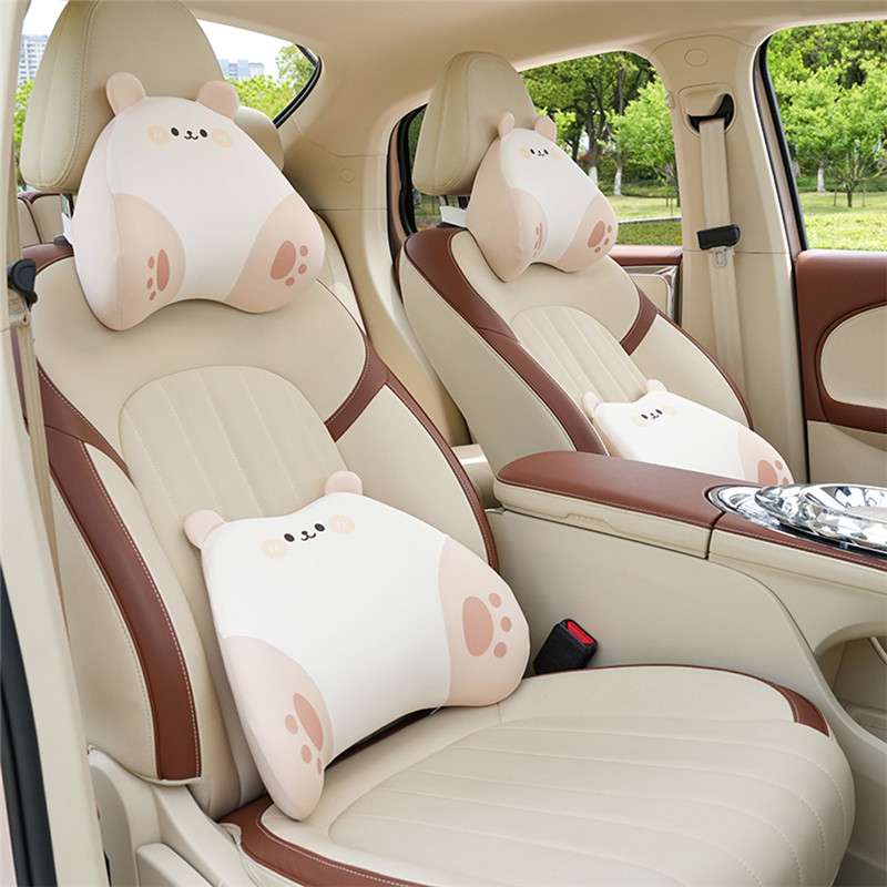 クッション かわいい動物型カーシートクッション