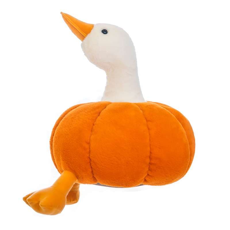 クッション かぼちゃあひるぬいぐるみクッション