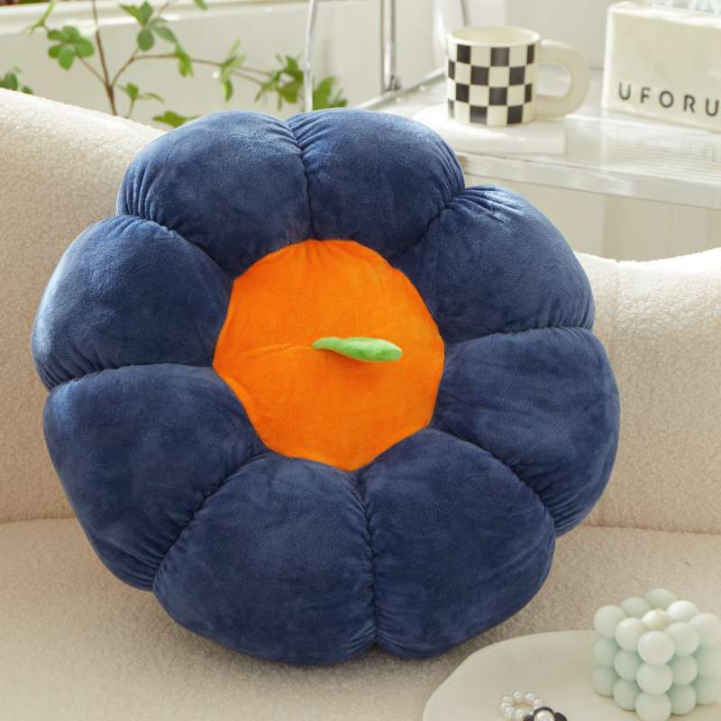 クッション かぼちゃ型花びらクッション