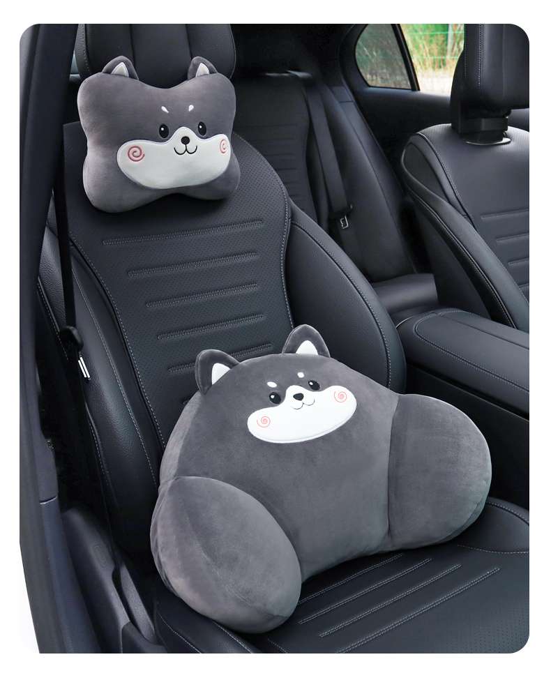 クッション 動物型車内用クッションセット