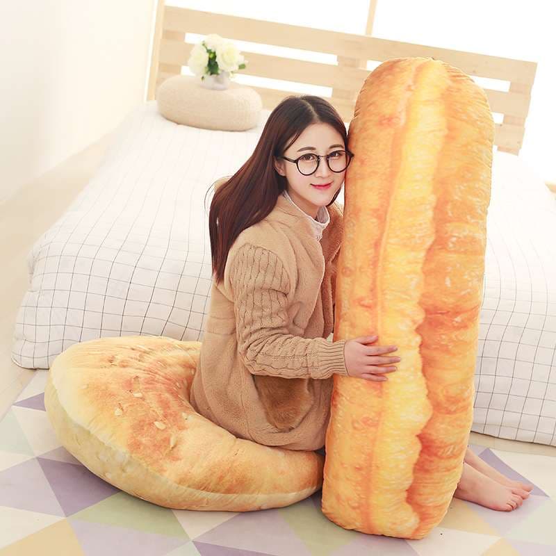 クッション ふわふわパン型巨大クッション