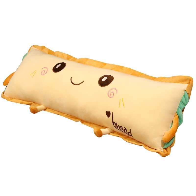 クッション パン型ゆる顔ロングクッション