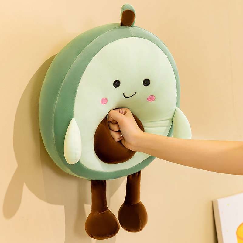 クッション アボカド型ぬいぐるみクッション