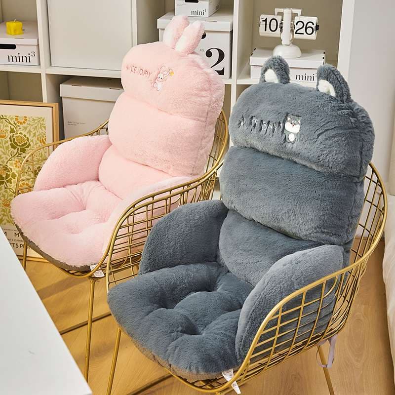 クッション ふわもこ動物デザイン座椅子クッション