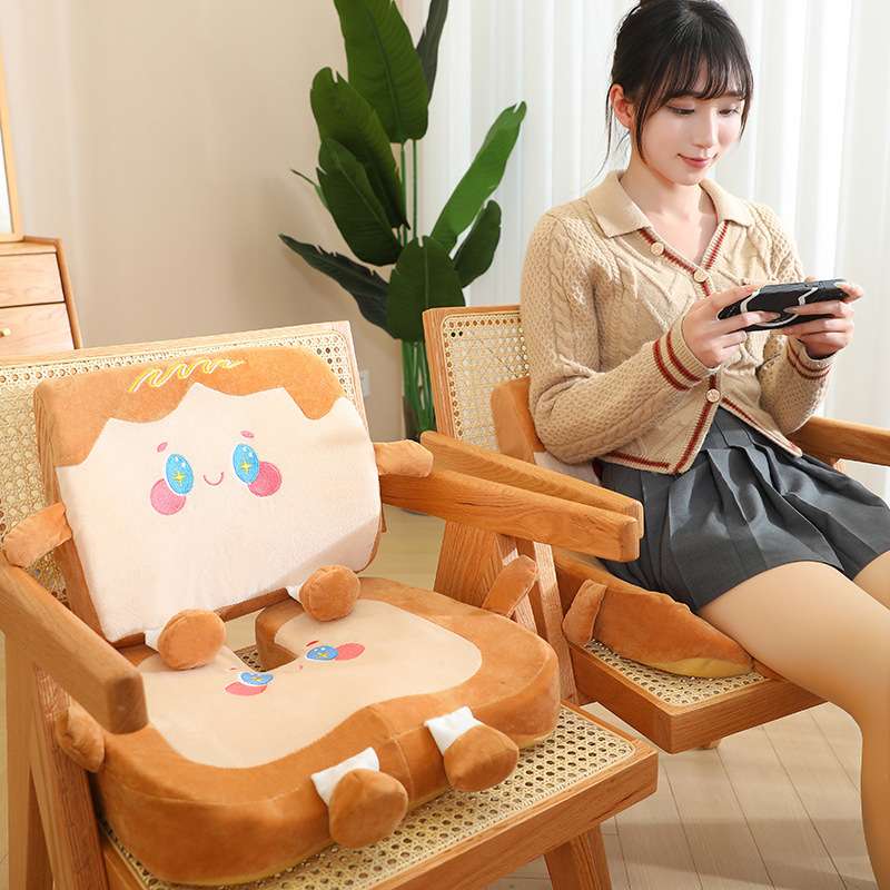 クッション クッション かわいい顔のもちもちキャラクター座椅子