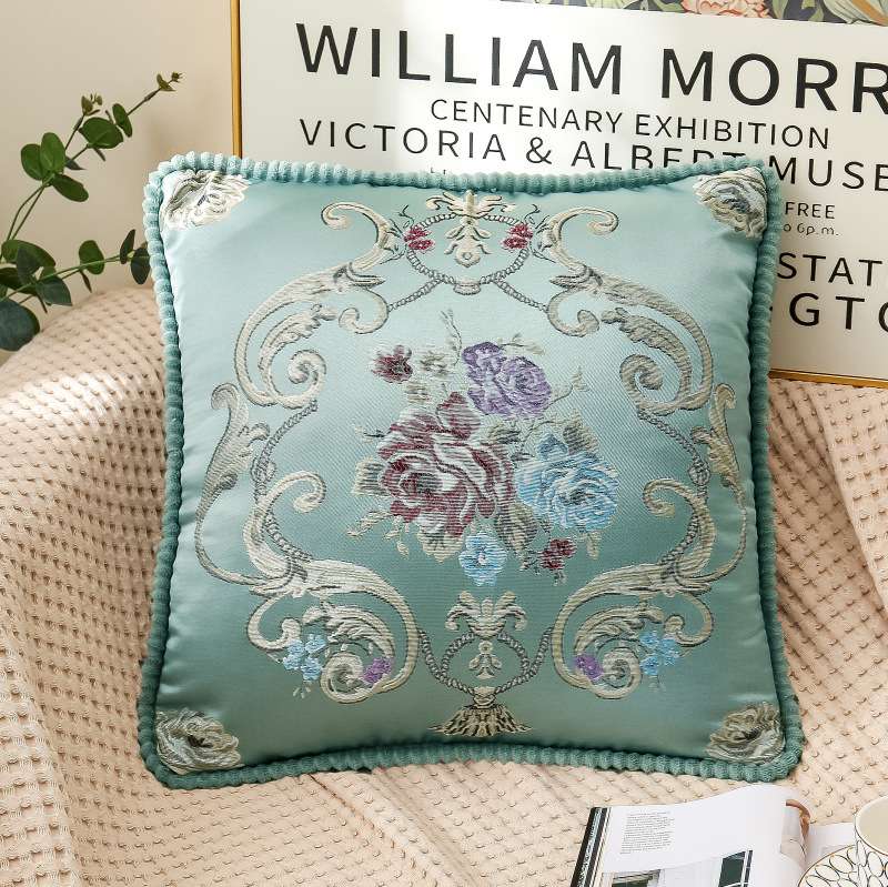 クッション 優雅な花園刺繍クッション コレクション