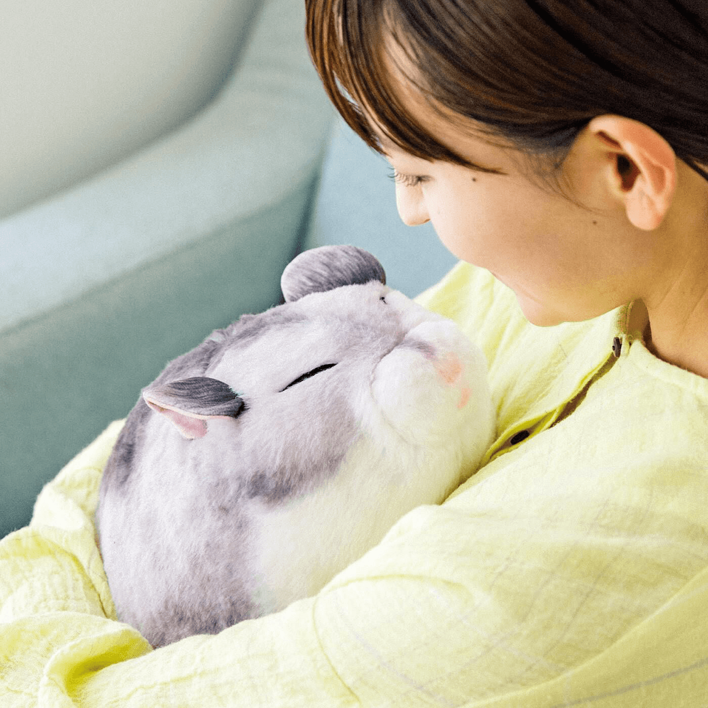 クッション もちもちハムスターぬいぐるみクッション