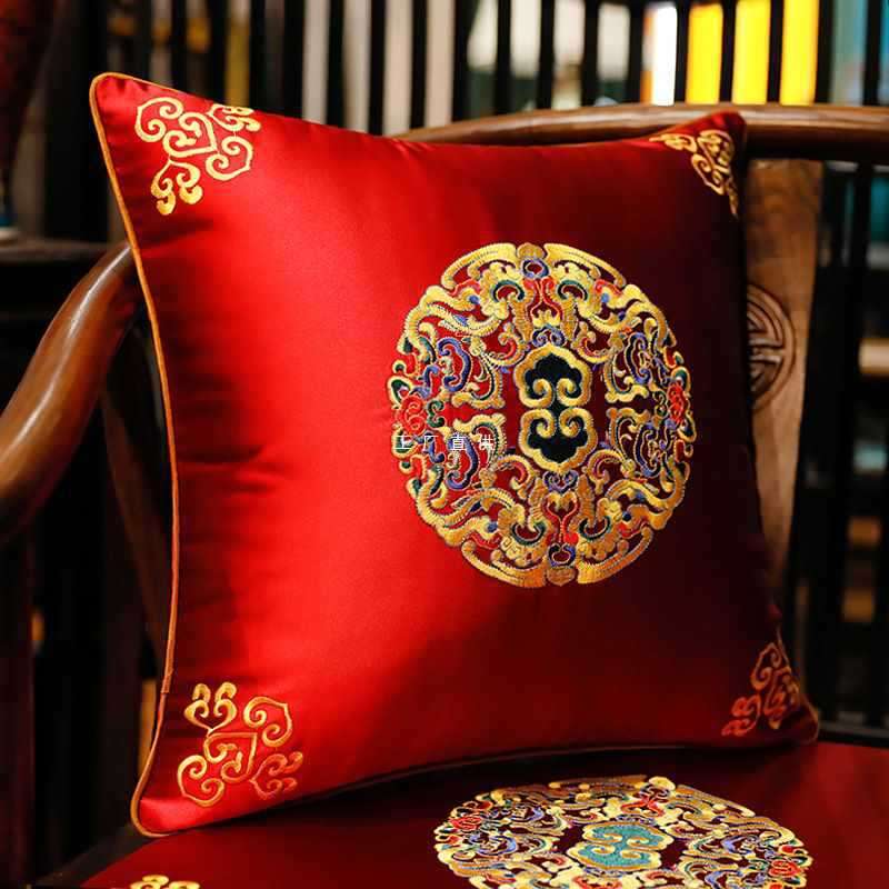 クッション 中国風刺繍クッション 伝統絢爛