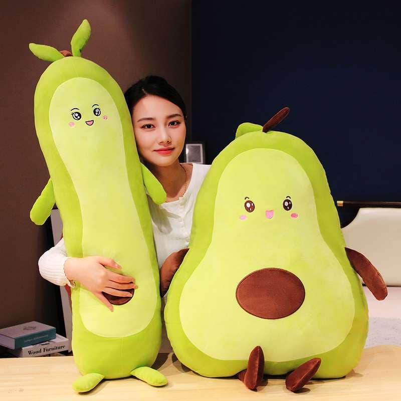 クッション アボカドの笑顔クッション抱き枕