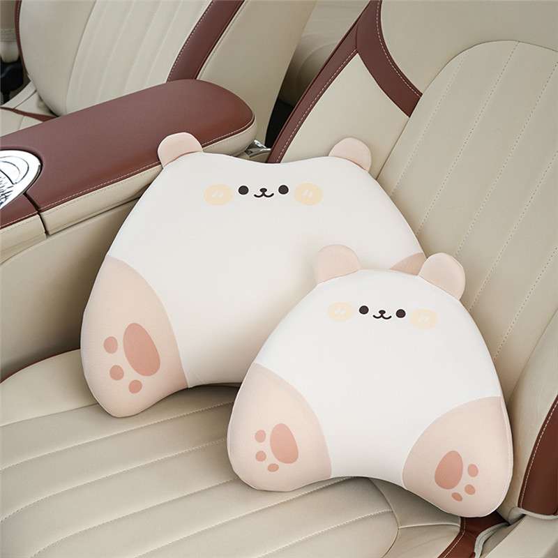 クッション かわいい動物型カーシートクッション