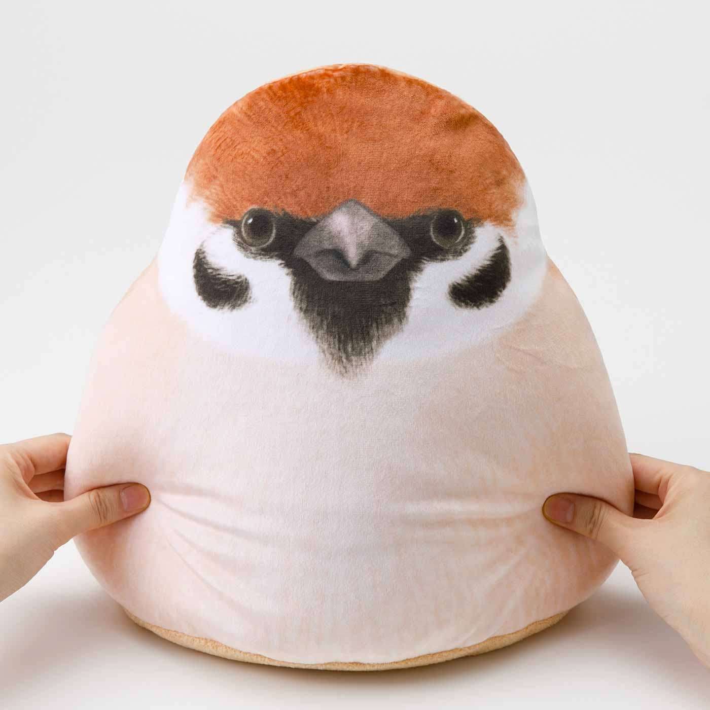 クッション 鳥型ぬいぐるみクッション