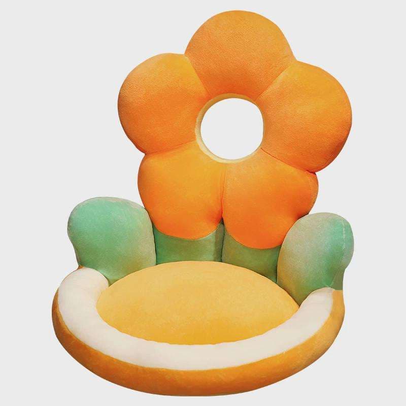 クッション お花モチーフのかわいいクッション椅子