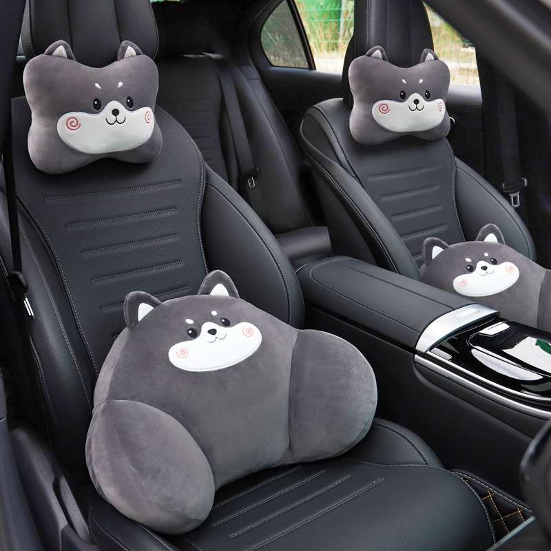 クッション 動物型車内用クッションセット
