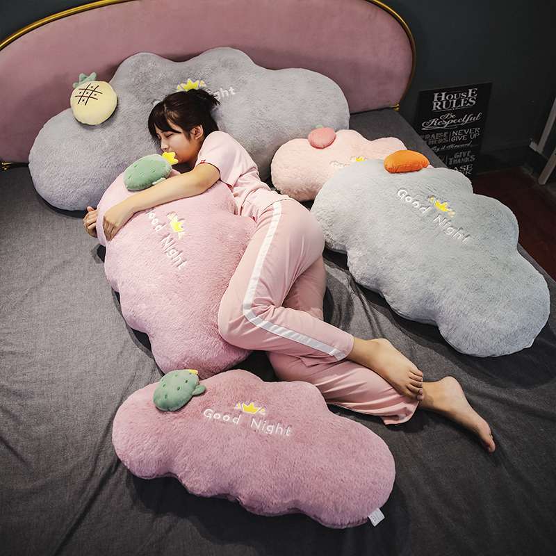 クッション おやすみ雲クッション フルーツマスコット付き