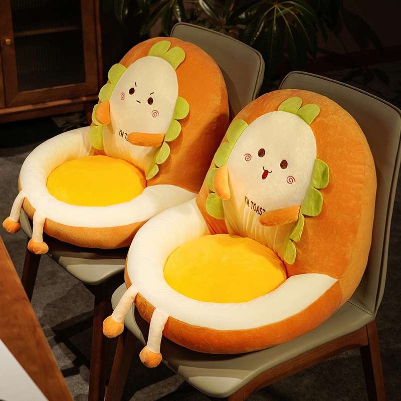 クッション クッション ゆるかわ動物キャラクター座椅子