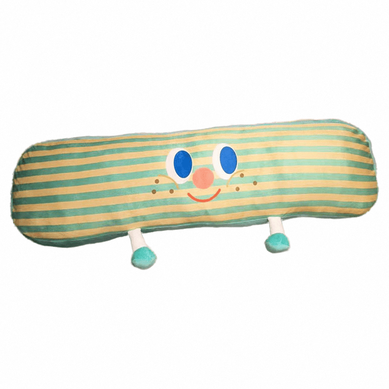 クッション にこにこ顔のロングクッション