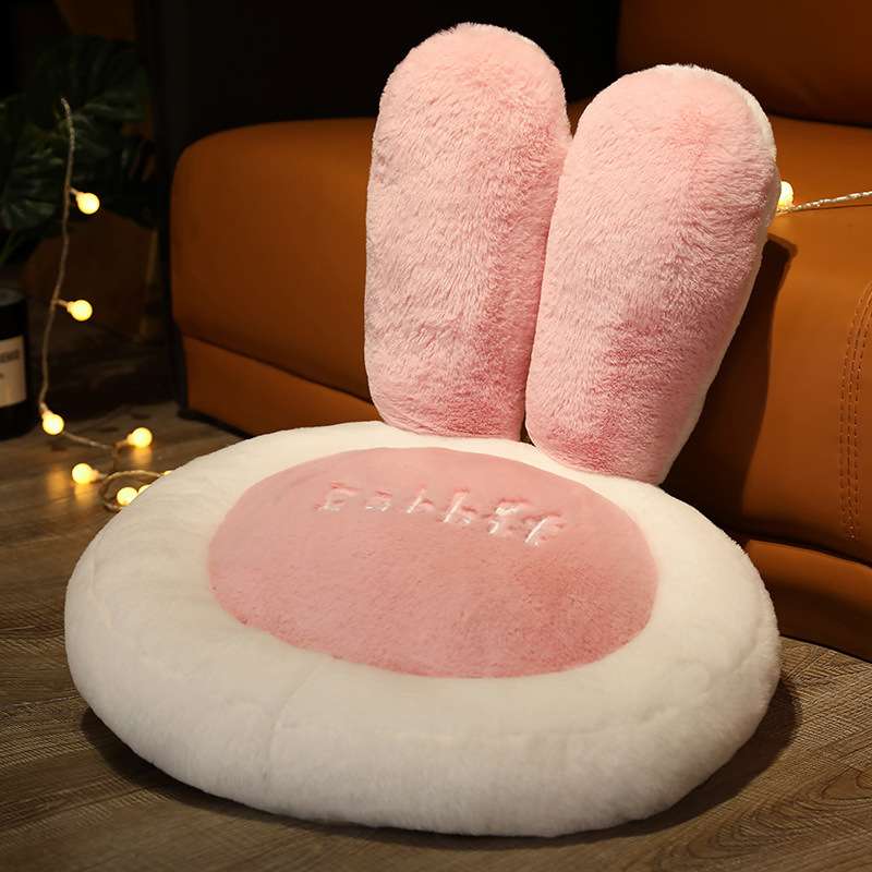 クッション もふもふ天使の羽根ハートクッション