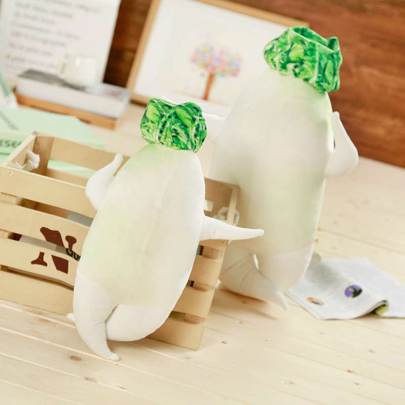 クッション クッション 癒しの白大根抱き枕