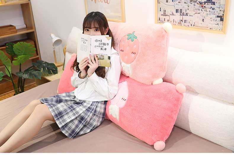 クッション クッション ふわもこフルーツ抱き枕ロング
