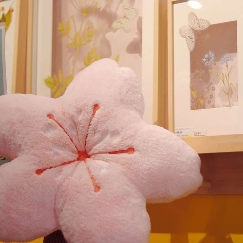 クッション ふわふわ桜の花びらクッション